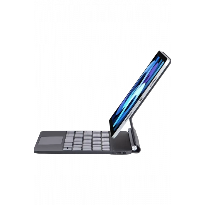Apple iPad Pro 11 (2022) Kılıf X7 Magic Manyetik Klavyeli Tablet Kılıfı - Siyah