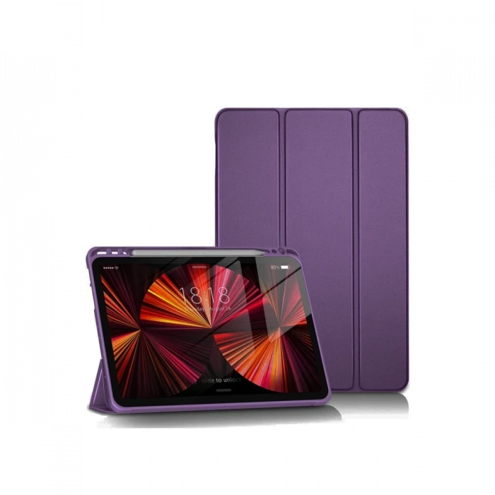 Apple iPad Pro 11 (2024) Kılıf Tablet Smart Kılıf - Mor