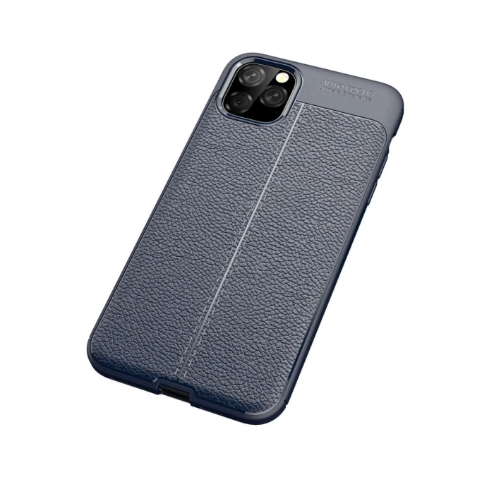 Apple iPhone 11 Pro Max Uyumlu Kılıf Auto Focus Kapak - Lacivert