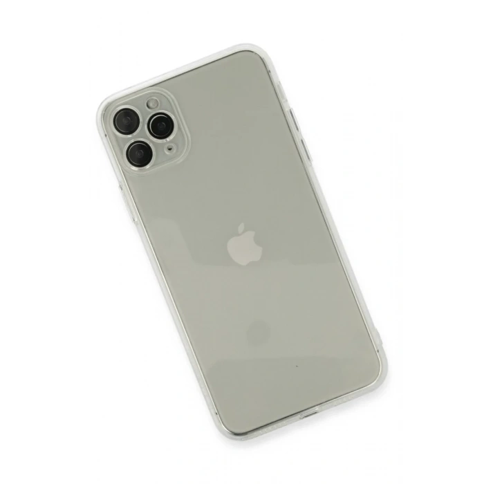Apple iPhone 11 Pro Max Uyumlu Kılıf Fly Lens Silikon - Şeffaf