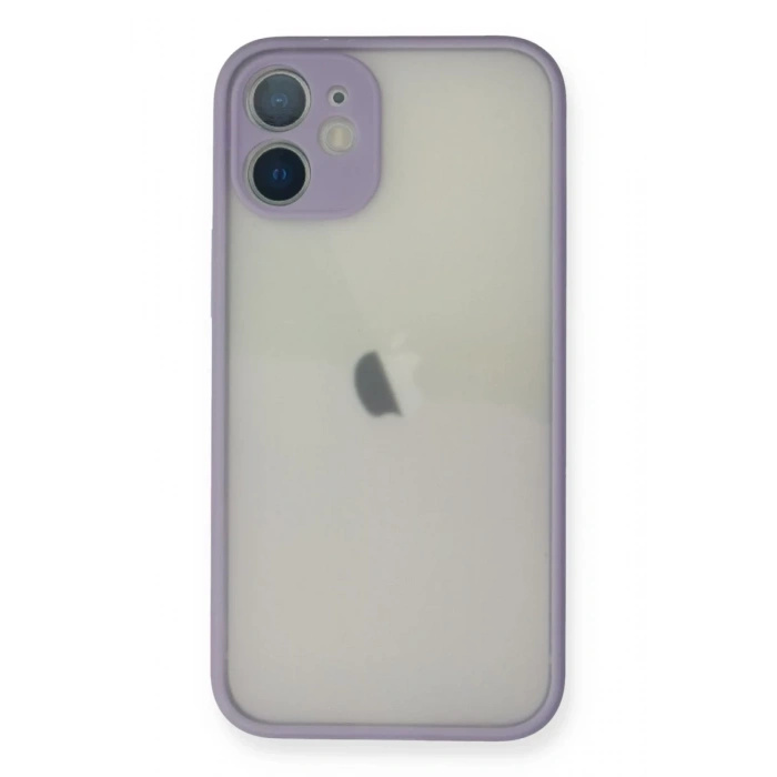 Apple iPhone 11 Pro Max Uyumlu Kılıf Montreal Silikon Kapak - Mor