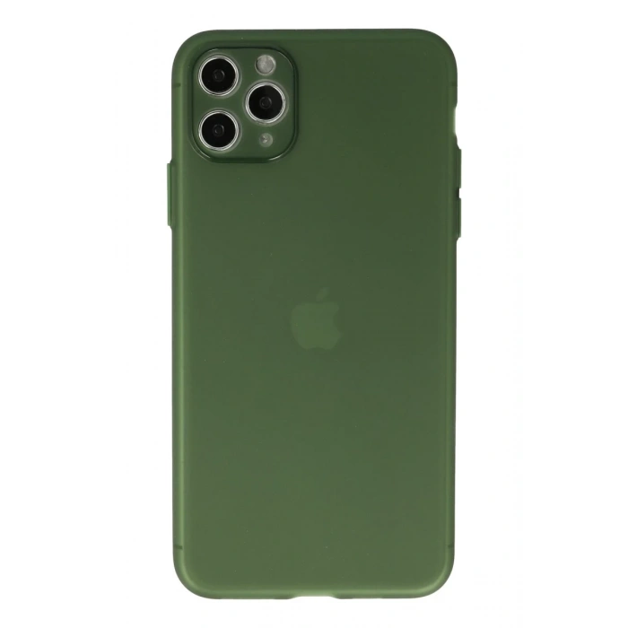 Apple iPhone 11 Pro Max Uyumlu Kılıf Puma Silikon - Yeşil