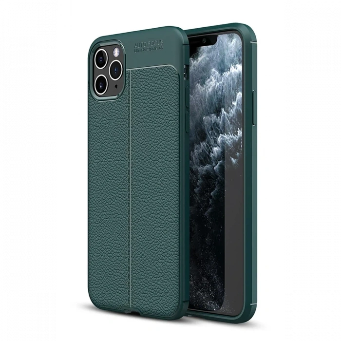 Apple iPhone 11 Pro Uyumlu Kılıf Auto Focus Kapak - Yeşil