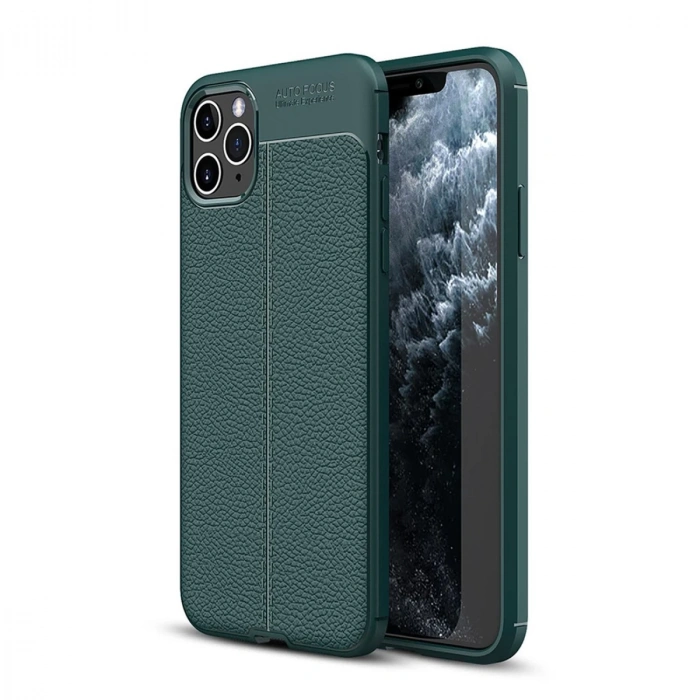 Apple iPhone 11 Pro Uyumlu Kılıf Auto Focus Kapak - Yeşil