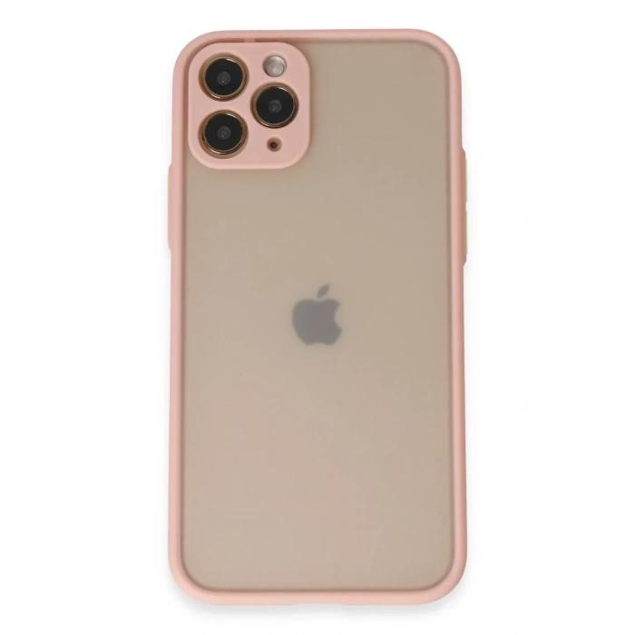 Apple iPhone 11 Pro Uyumlu Kılıf Montreal Silikon Kapak - Pembe
