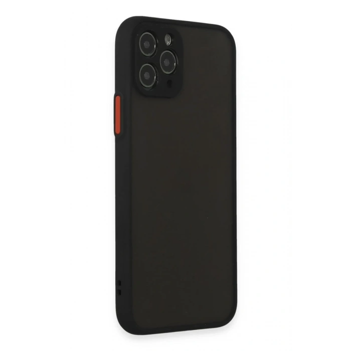 Apple iPhone 11 Pro Uyumlu Kılıf Montreal Silikon Kapak - Siyah
