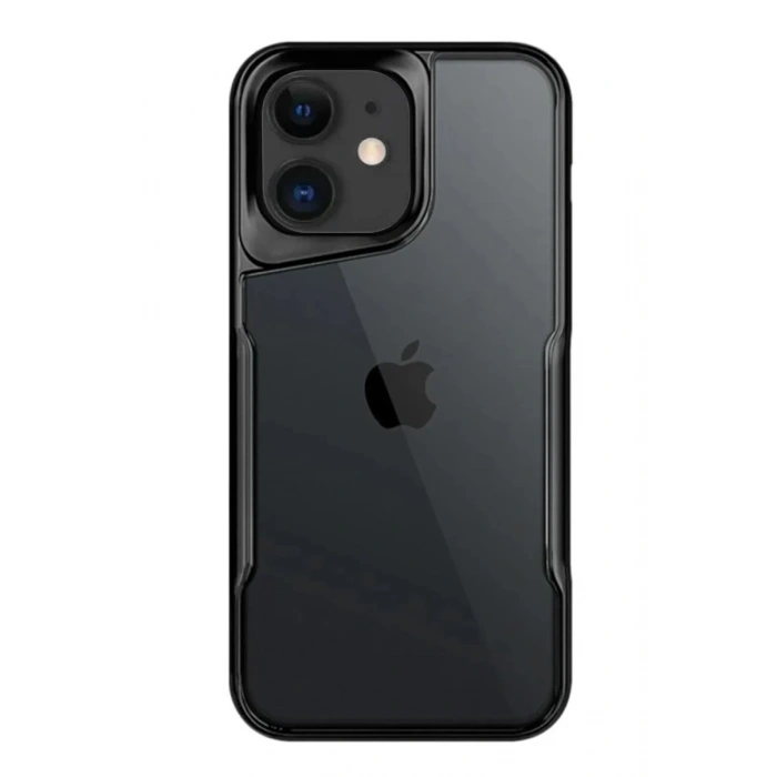 Apple iPhone 11 Uyumlu Kılıf Boyi Silikon Kapak - Siyah