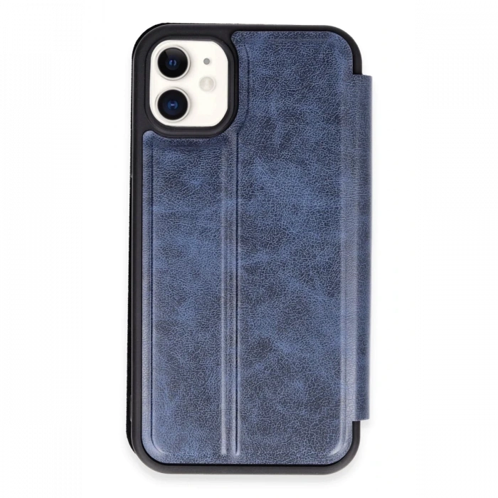 Apple iPhone 11 Uyumlu Kılıf Flip Cover - Lacivert