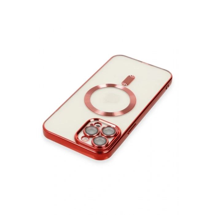 Apple iPhone 12 Pro Max Uyumlu Kılıf Kross Magneticsafe Kapak - Kırmızı