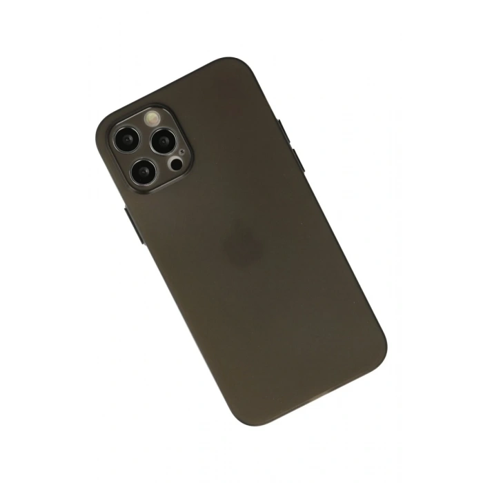 Apple iPhone 12 Pro Max Uyumlu Kılıf Puma Silikon - Gri