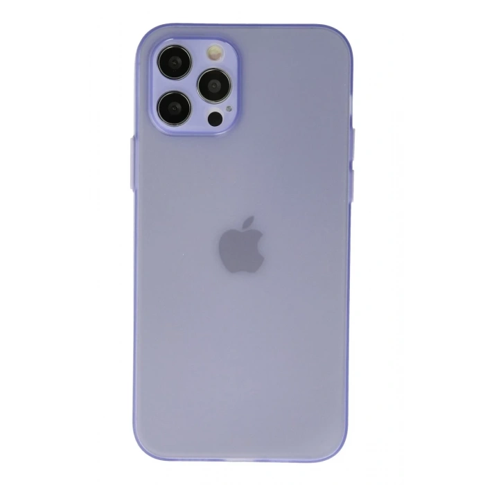 Apple iPhone 12 Pro Uyumlu Kılıf Puma Silikon - Mor