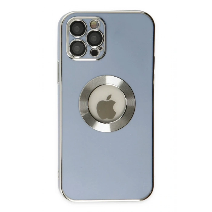 Apple iPhone 12 Pro Uyumlu Kılıf Store Silikon - Sierra Blue