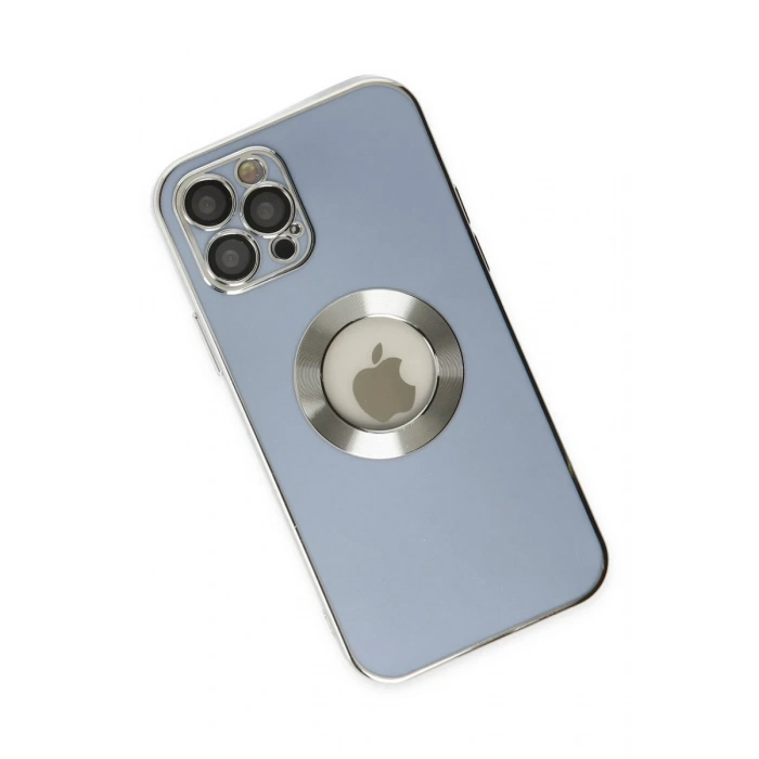 Apple iPhone 12 Pro Uyumlu Kılıf Store Silikon - Sierra Blue