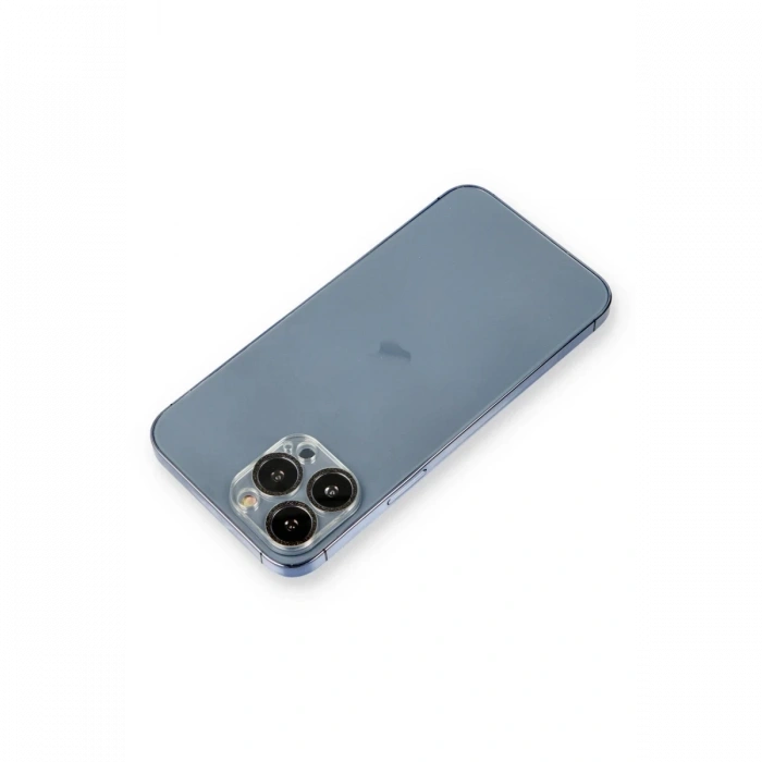 Apple iPhone 12 Pro Uyumlu Shine Kamera Lens Koruma Cam - Siyah