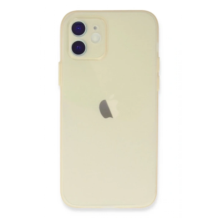 Apple iPhone 12 Uyumlu Kılıf Puma Silikon - Gold