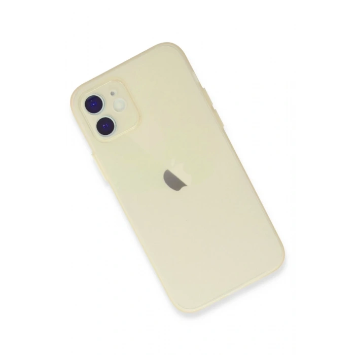 Apple iPhone 12 Uyumlu Kılıf Puma Silikon - Gold