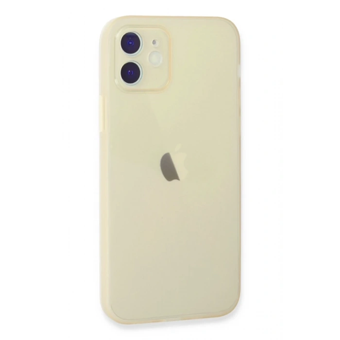 Apple iPhone 12 Uyumlu Kılıf Puma Silikon - Gold