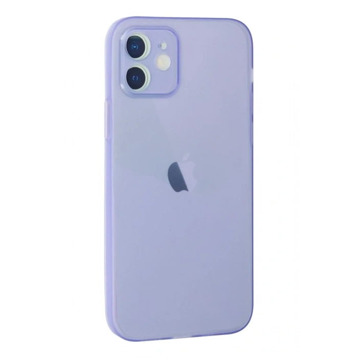 Apple iPhone 12 Uyumlu Kılıf Puma Silikon - Mor