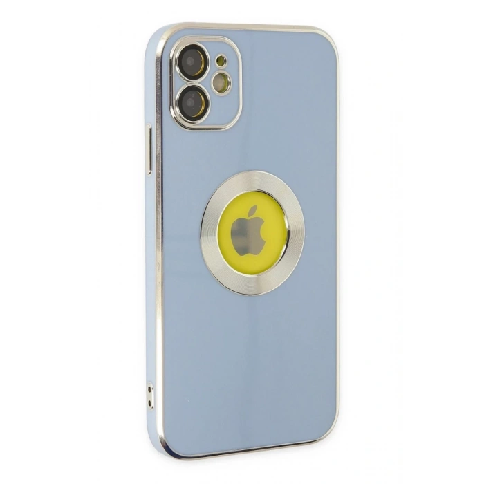 Apple iPhone 12 Uyumlu Kılıf Store Silikon - Sierra Blue