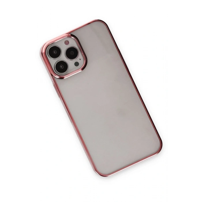 Apple iPhone 13 Pro Max Uyumlu Kılıf Element Silikon - Pembe