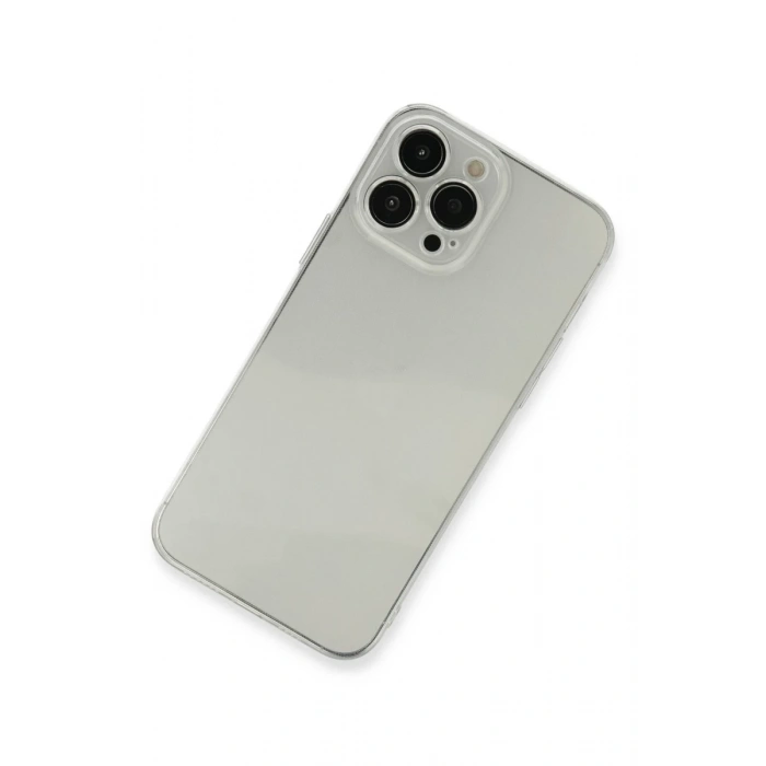 Apple iPhone 13 Pro Max Uyumlu Kılıf Fly Lens Silikon - Şeffaf