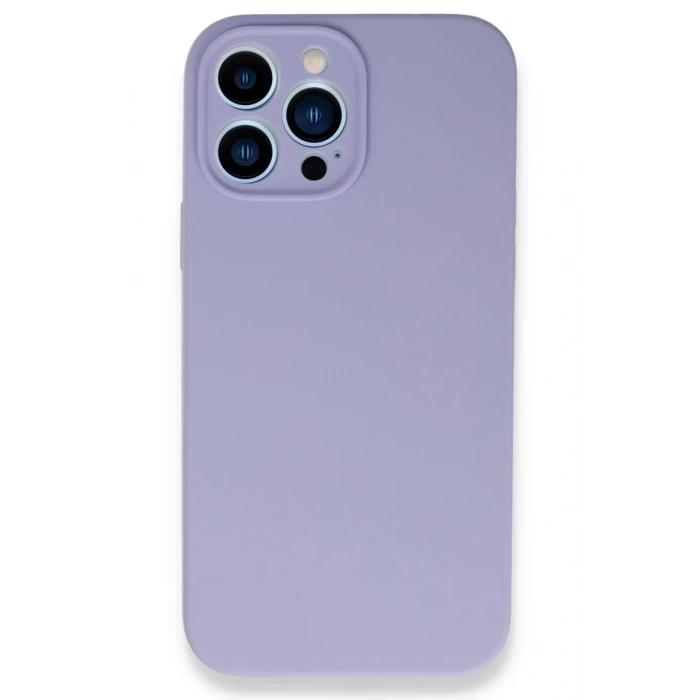 Apple iPhone 13 Pro Max Uyumlu Kılıf Lansman Legant Silikon - Lila