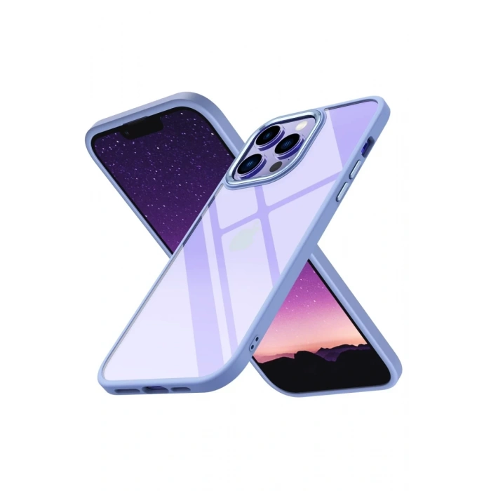 Apple iPhone 13 Pro Max Uyumlu Kılıf Power Silikon - Sierra Blue