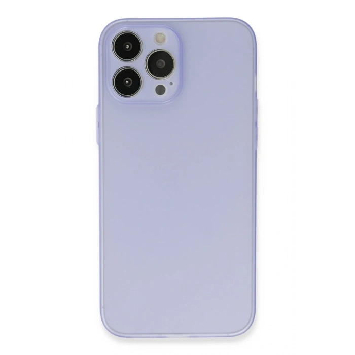 Apple iPhone 13 Pro Max Uyumlu Kılıf Puma Silikon - Mor