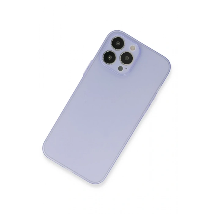 Apple iPhone 13 Pro Max Uyumlu Kılıf Puma Silikon - Mor