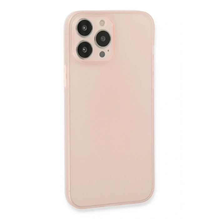 Apple iPhone 13 Pro Max Uyumlu Kılıf Puma Silikon - Pembe