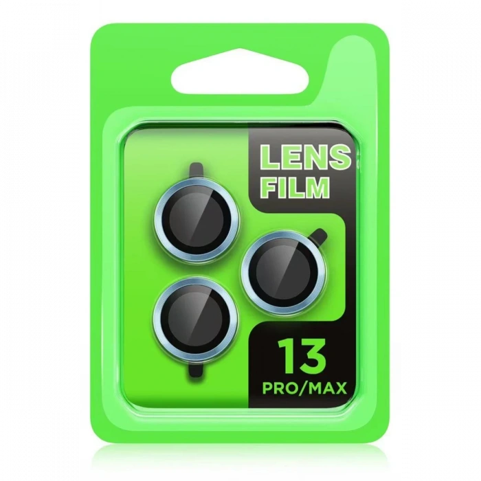 Apple iPhone 13 Pro Max Uyumlu Raze Metal Kamera Lens - Gümüş