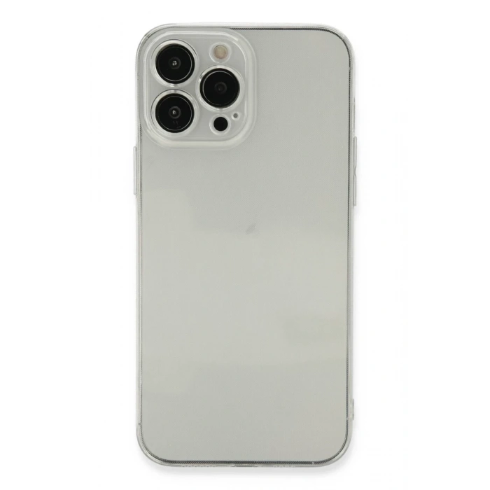 Apple iPhone 13 Pro Uyumlu Kılıf Fly Lens Silikon - Şeffaf