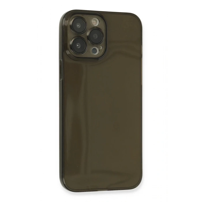 Apple iPhone 13 Pro Uyumlu Kılıf Fly Lens Silikon - Siyah