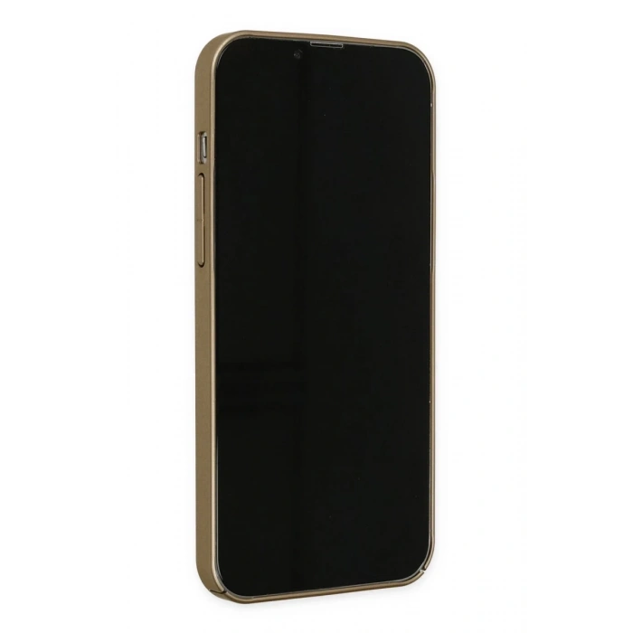 Apple iPhone 13 Pro Uyumlu Kılıf Jack Magneticsafe Lens Silikon - Gold