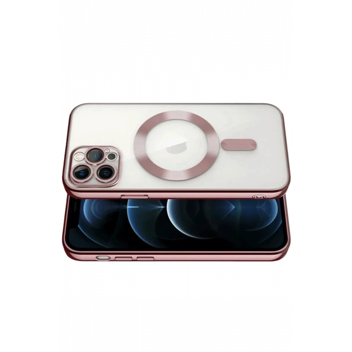 Apple iPhone 13 Pro Uyumlu Kılıf Kross Magneticsafe Kapak - Rose