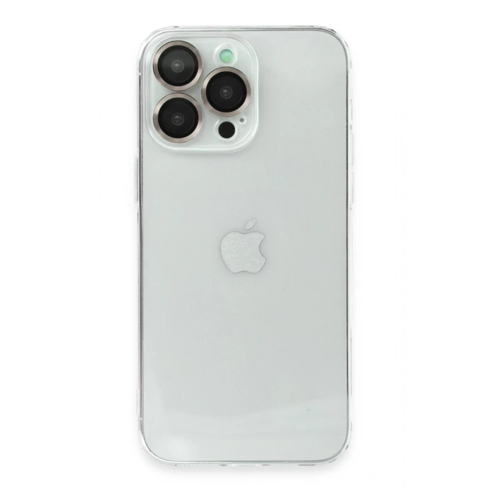Apple iPhone 13 Pro Uyumlu Kılıf Luko Lens Silikon -Yeşil