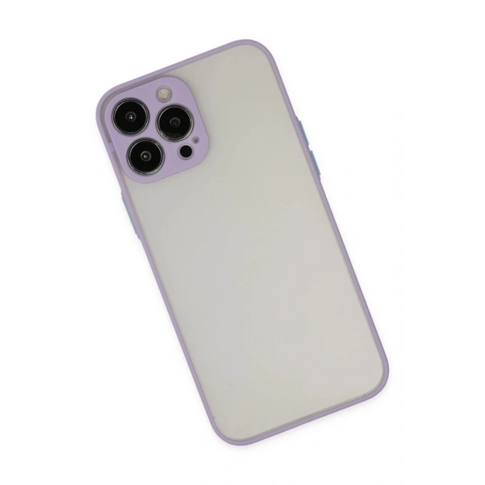 Apple iPhone 13 Pro Uyumlu Kılıf Montreal Silikon Kapak - Mor