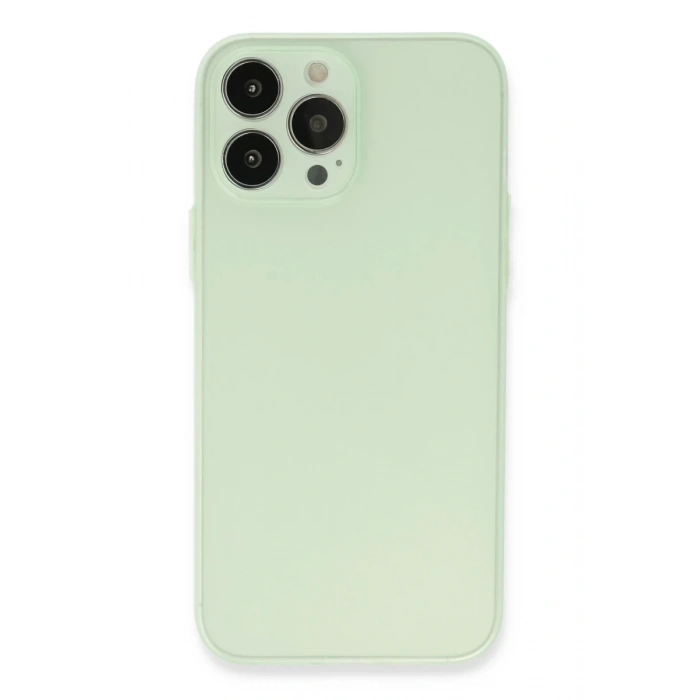 Apple iPhone 13 Pro Uyumlu Kılıf Puma Silikon - Açık Yeşil