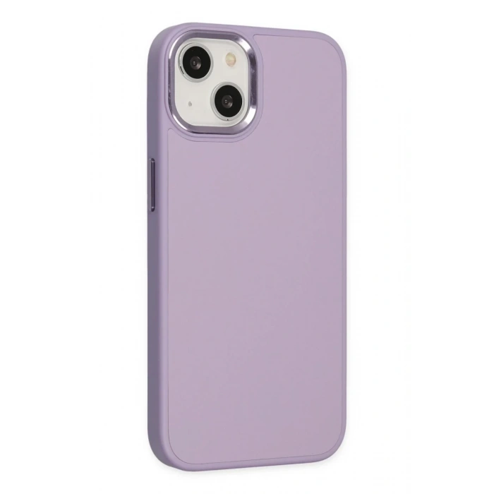 Apple iPhone 14 Plus Uyumlu Kılıf Asya Deri Silikon - Lila
