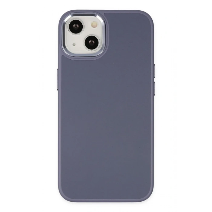 Apple iPhone 14 Plus Uyumlu Kılıf Asya Deri Silikon - Mor