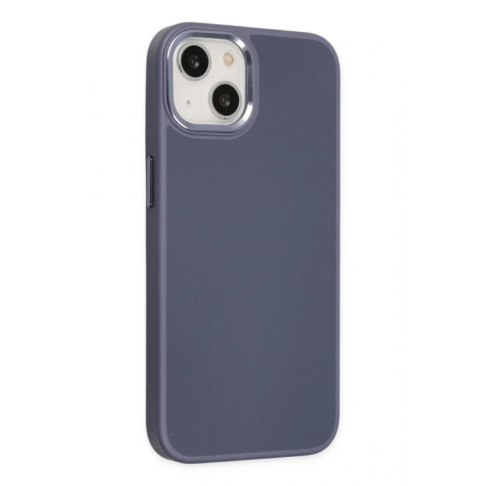 Apple iPhone 14 Plus Uyumlu Kılıf Asya Deri Silikon - Mor