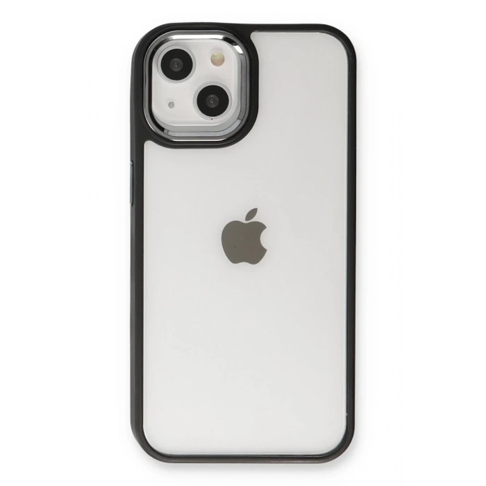 Apple iPhone 14 Plus Uyumlu Kılıf Dora Kapak - Siyah