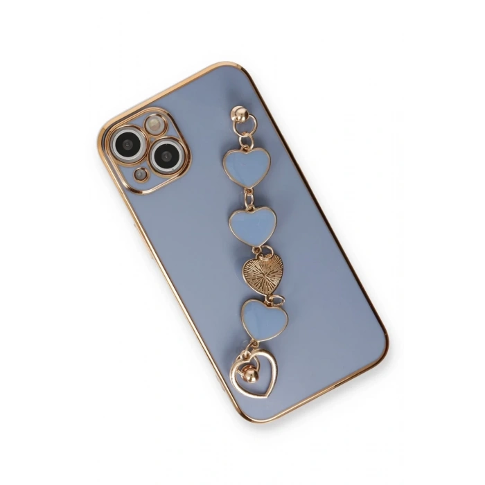 Apple iPhone 14 Plus Uyumlu Kılıf Esila Silikon - Gri