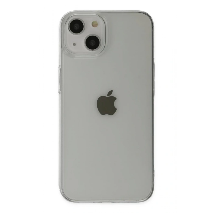 Apple iPhone 14 Plus Uyumlu Kılıf Pc Sert Şeffaf Kapak - Şeffaf
