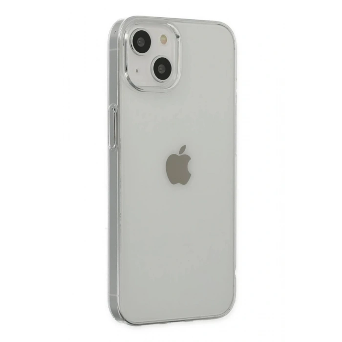 Apple iPhone 14 Plus Uyumlu Kılıf Pc Sert Şeffaf Kapak - Şeffaf