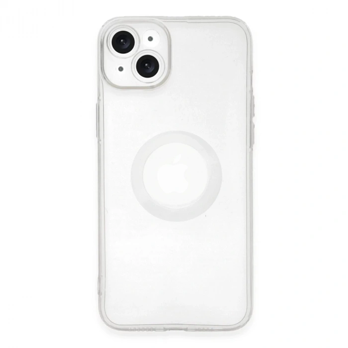 Apple iPhone 14 Plus Uyumlu Kılıf Santa Lens Silikon - Şeffaf
