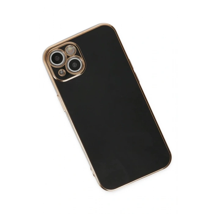 Apple iPhone 14 Plus Uyumlu Kılıf Volet Silikon - Siyah