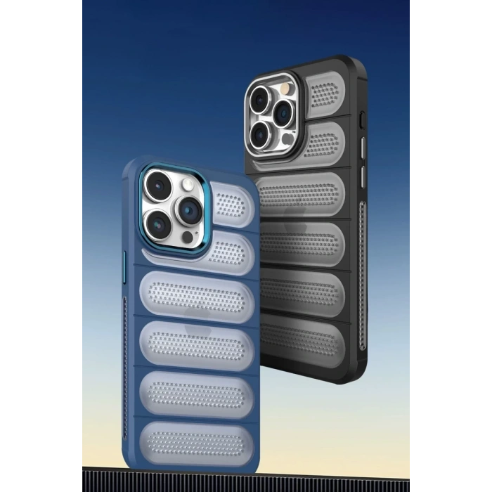 Apple iPhone 14 Pro Max Uyumlu Kılıf Airmax Silikon Kapak - Siyah