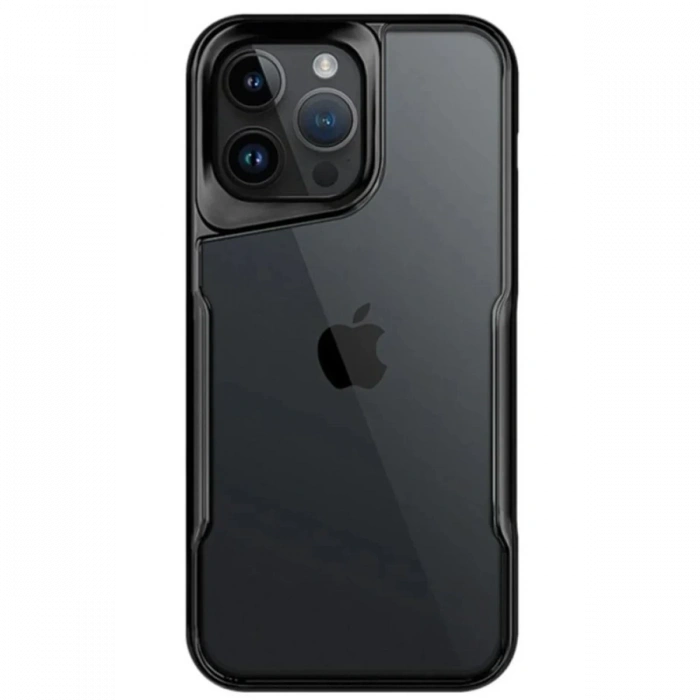 Apple iPhone 14 Pro Max Uyumlu Kılıf Boyi Silikon Kapak - Siyah