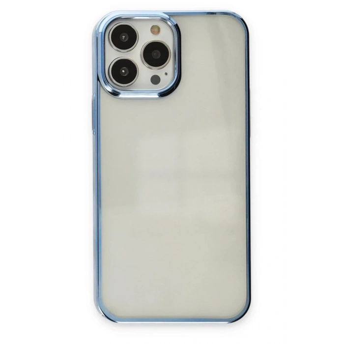 Apple iPhone 14 Pro Max Uyumlu Kılıf Element Silikon - Sky Blue